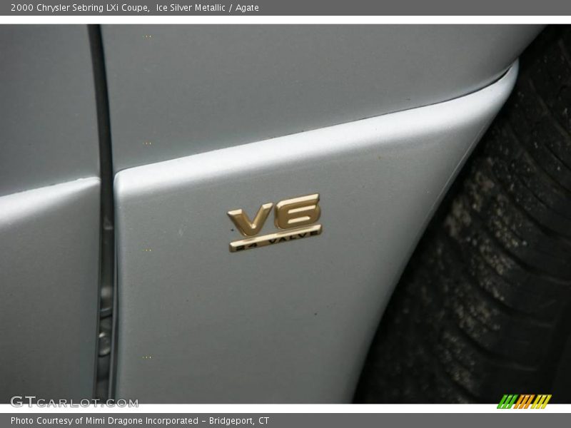 Ice Silver Metallic / Agate 2000 Chrysler Sebring LXi Coupe
