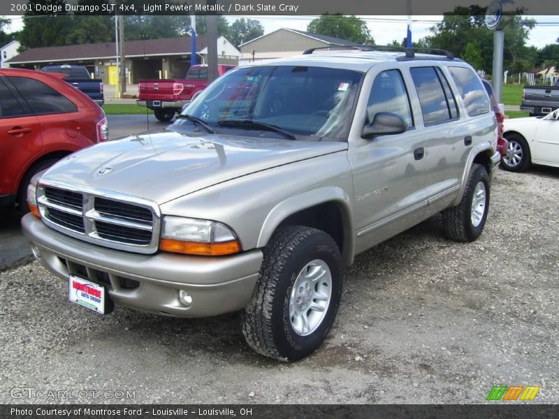 Light Pewter Metallic / Dark Slate Gray 2001 Dodge Durango SLT 4x4