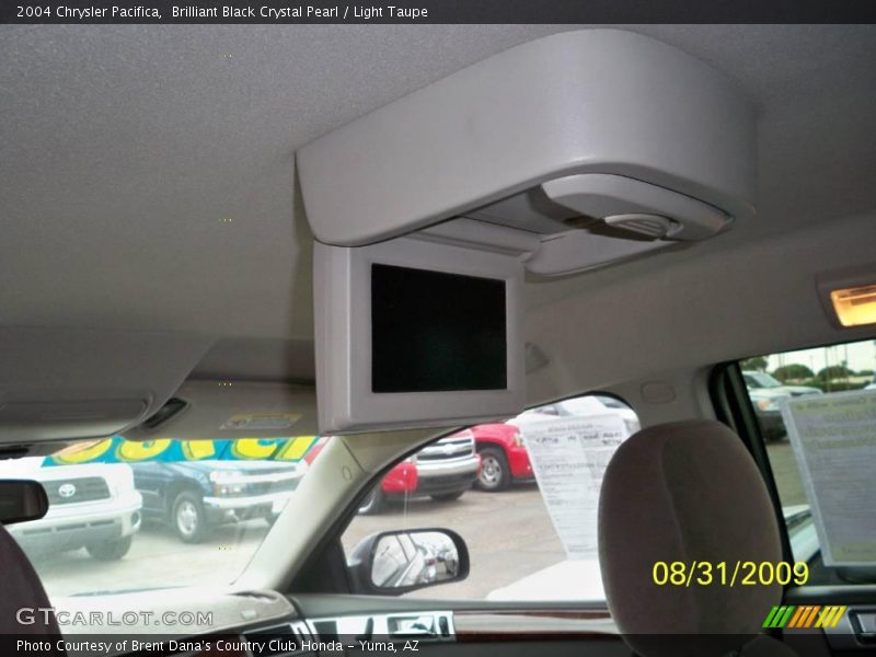 Brilliant Black Crystal Pearl / Light Taupe 2004 Chrysler Pacifica