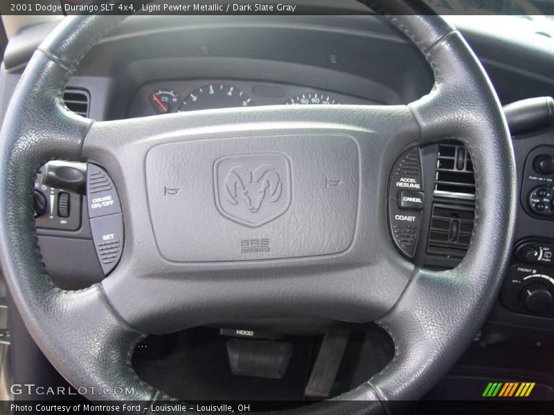 Light Pewter Metallic / Dark Slate Gray 2001 Dodge Durango SLT 4x4