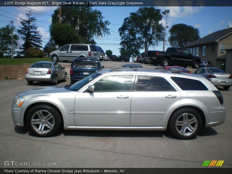 Bright Silver Metallic / Dark Slate Gray/Light Graystone 2005 Dodge Magnum R/T