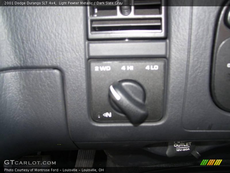 Light Pewter Metallic / Dark Slate Gray 2001 Dodge Durango SLT 4x4