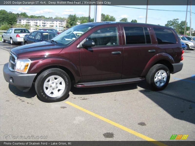 Deep Molten Red Pearl / Medium Slate Gray 2005 Dodge Durango ST 4x4