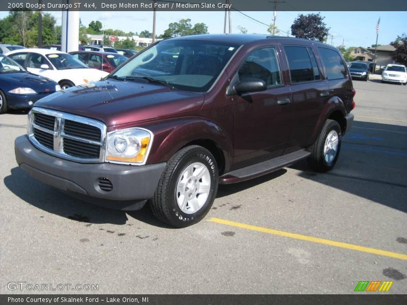 Deep Molten Red Pearl / Medium Slate Gray 2005 Dodge Durango ST 4x4