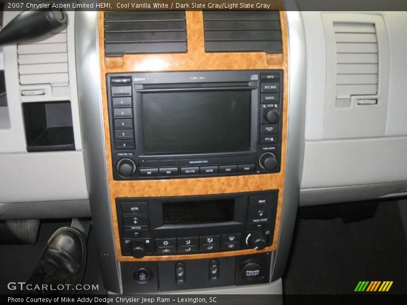 Cool Vanilla White / Dark Slate Gray/Light Slate Gray 2007 Chrysler Aspen Limited HEMI