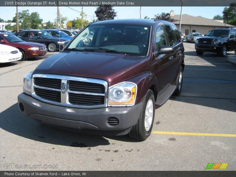 Deep Molten Red Pearl / Medium Slate Gray 2005 Dodge Durango ST 4x4