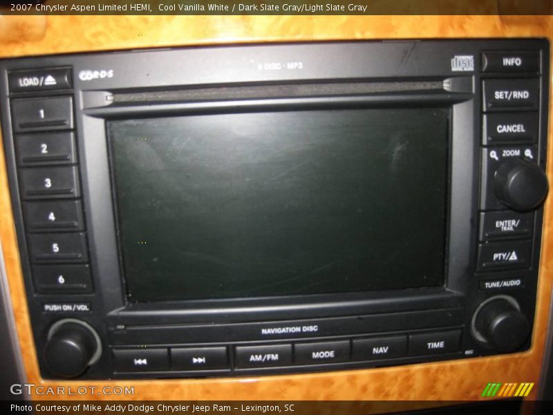 Cool Vanilla White / Dark Slate Gray/Light Slate Gray 2007 Chrysler Aspen Limited HEMI