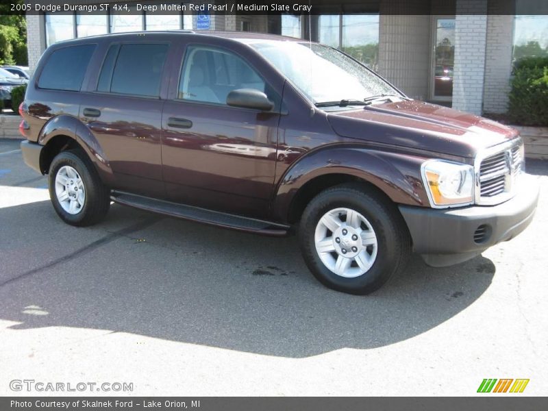 Deep Molten Red Pearl / Medium Slate Gray 2005 Dodge Durango ST 4x4