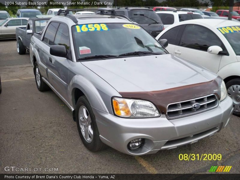 Monterey Silver Metallic / Dark Gray 2004 Subaru Baja Sport