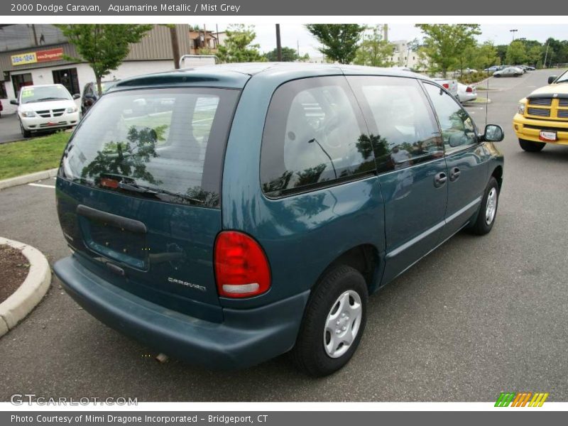 Aquamarine Metallic / Mist Grey 2000 Dodge Caravan
