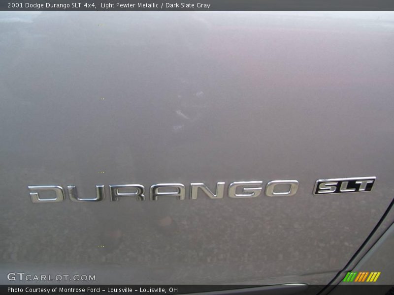 Light Pewter Metallic / Dark Slate Gray 2001 Dodge Durango SLT 4x4