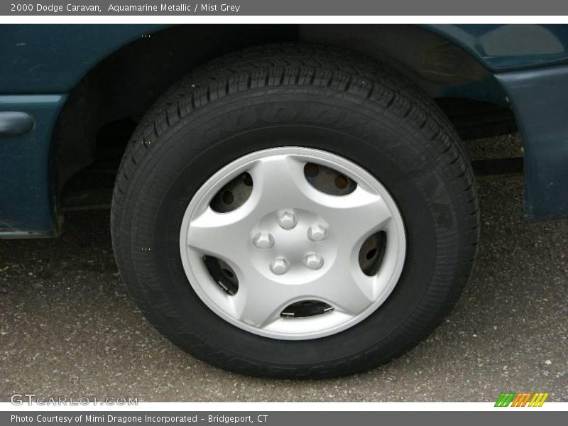 Aquamarine Metallic / Mist Grey 2000 Dodge Caravan