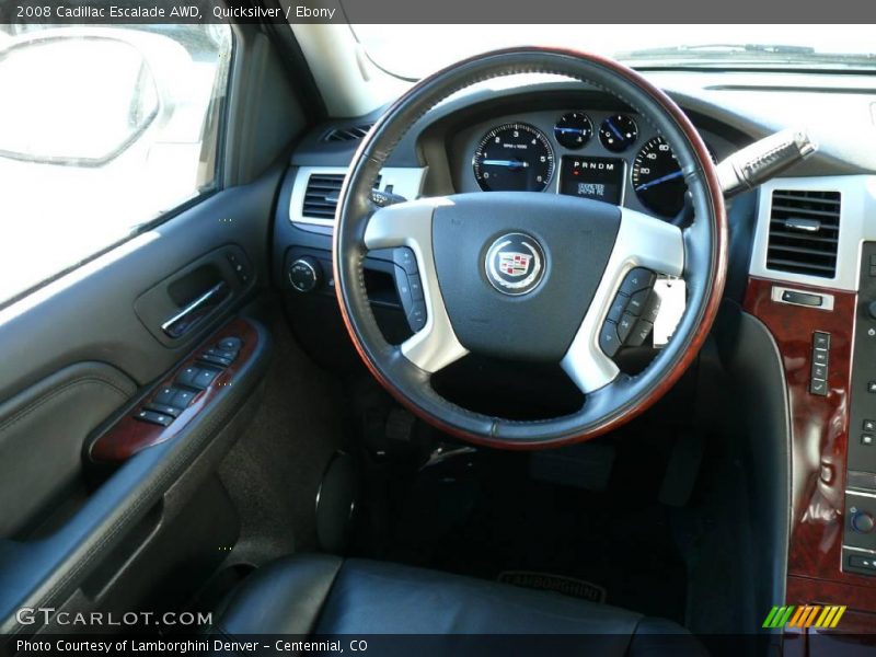 Quicksilver / Ebony 2008 Cadillac Escalade AWD