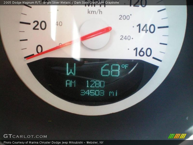 Bright Silver Metallic / Dark Slate Gray/Light Graystone 2005 Dodge Magnum R/T