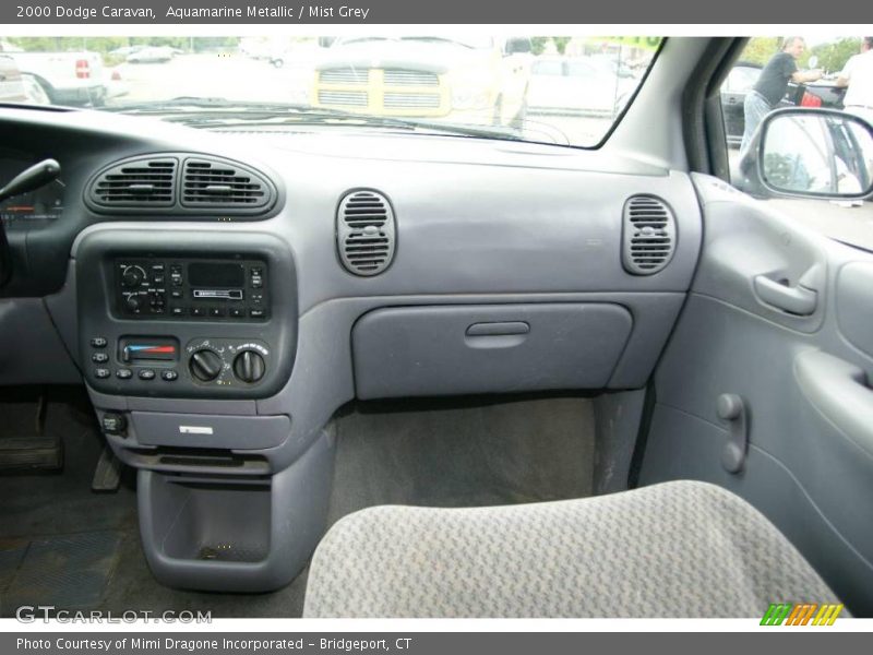 Aquamarine Metallic / Mist Grey 2000 Dodge Caravan