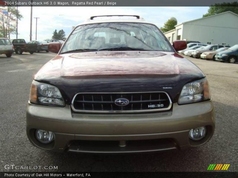 Regatta Red Pearl / Beige 2004 Subaru Outback H6 3.0 Wagon