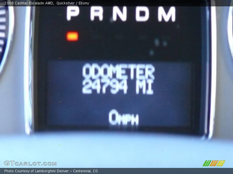 Quicksilver / Ebony 2008 Cadillac Escalade AWD