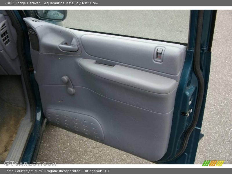 Aquamarine Metallic / Mist Grey 2000 Dodge Caravan