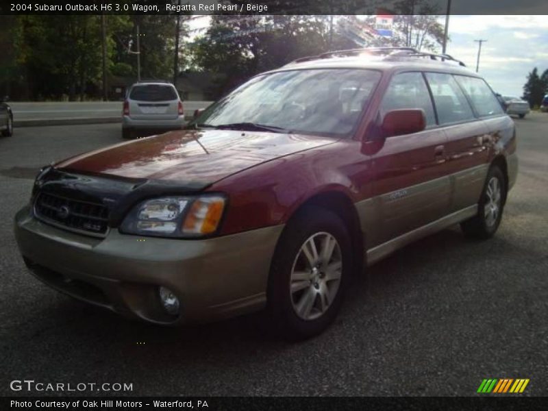 Regatta Red Pearl / Beige 2004 Subaru Outback H6 3.0 Wagon