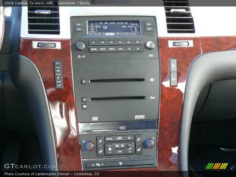 Quicksilver / Ebony 2008 Cadillac Escalade AWD