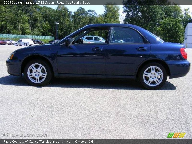 Regal Blue Pearl / Black 2005 Subaru Impreza 2.5 RS Sedan