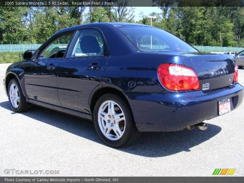 Regal Blue Pearl / Black 2005 Subaru Impreza 2.5 RS Sedan