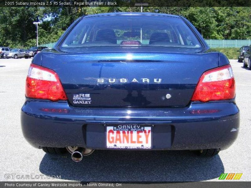 Regal Blue Pearl / Black 2005 Subaru Impreza 2.5 RS Sedan