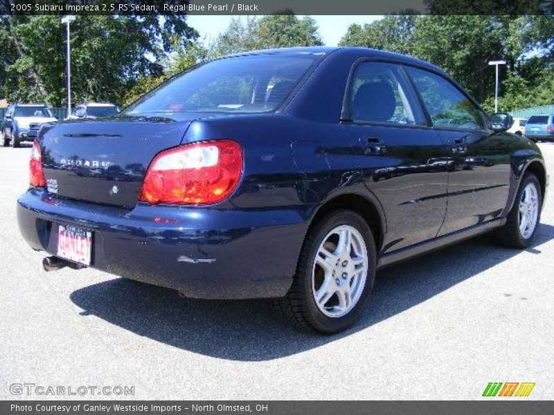 Regal Blue Pearl / Black 2005 Subaru Impreza 2.5 RS Sedan