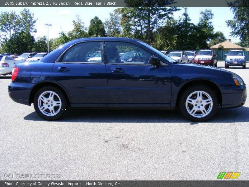 Regal Blue Pearl / Black 2005 Subaru Impreza 2.5 RS Sedan