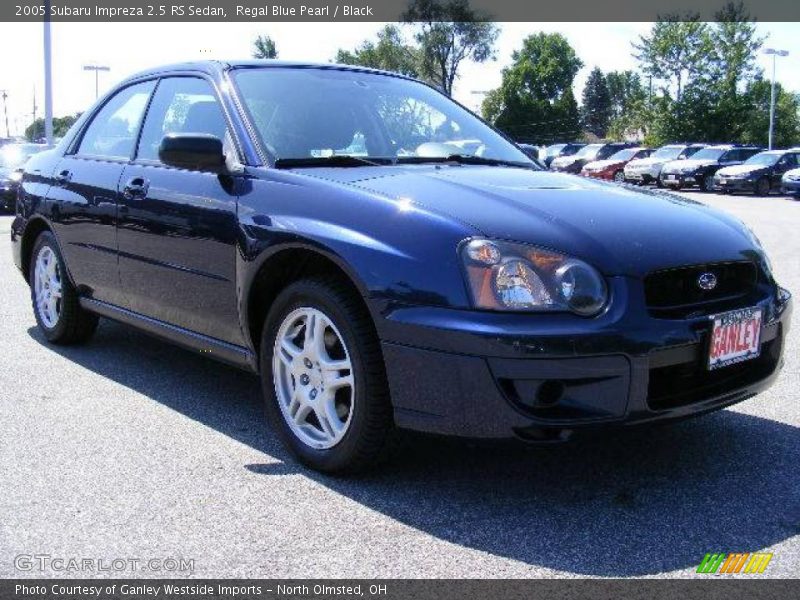 Regal Blue Pearl / Black 2005 Subaru Impreza 2.5 RS Sedan