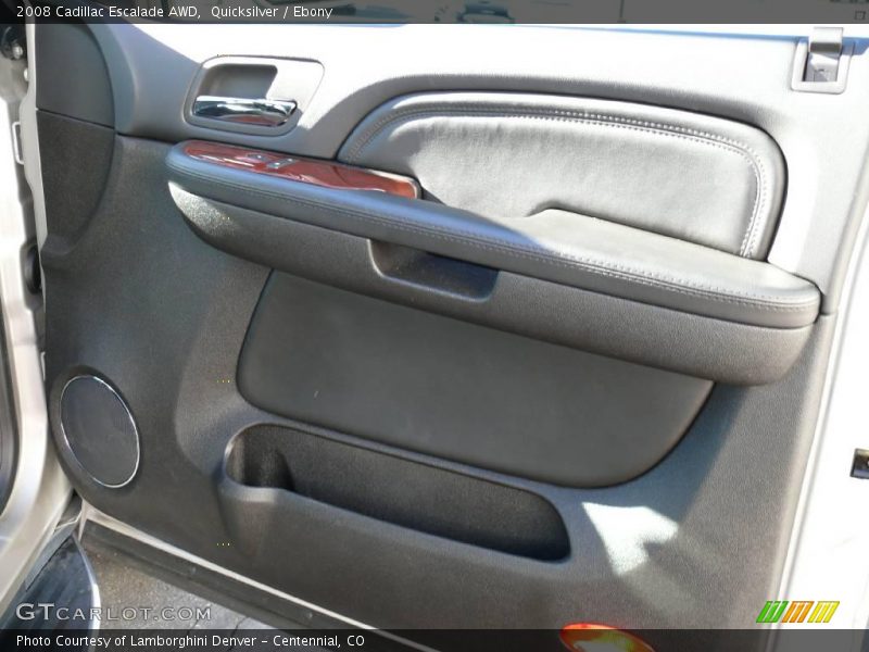 Quicksilver / Ebony 2008 Cadillac Escalade AWD