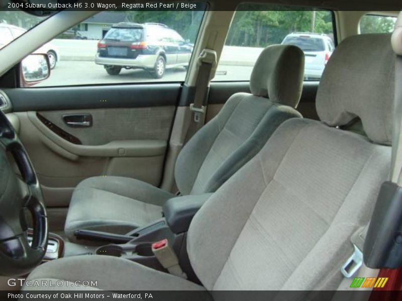 Regatta Red Pearl / Beige 2004 Subaru Outback H6 3.0 Wagon