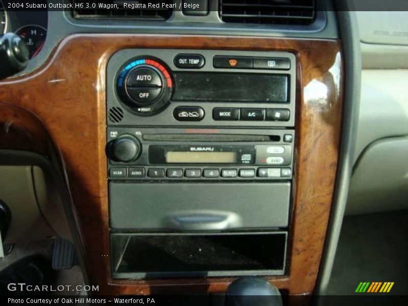Regatta Red Pearl / Beige 2004 Subaru Outback H6 3.0 Wagon