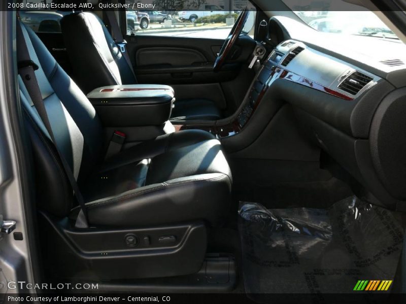 Quicksilver / Ebony 2008 Cadillac Escalade AWD