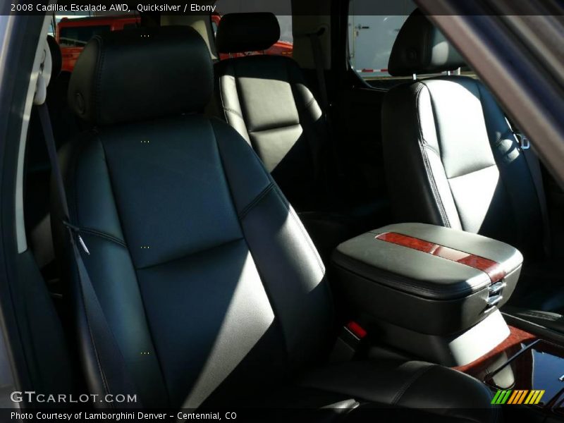 Quicksilver / Ebony 2008 Cadillac Escalade AWD