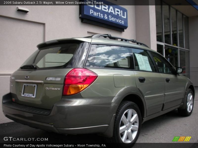 Willow Green Opalescent / Taupe 2006 Subaru Outback 2.5i Wagon