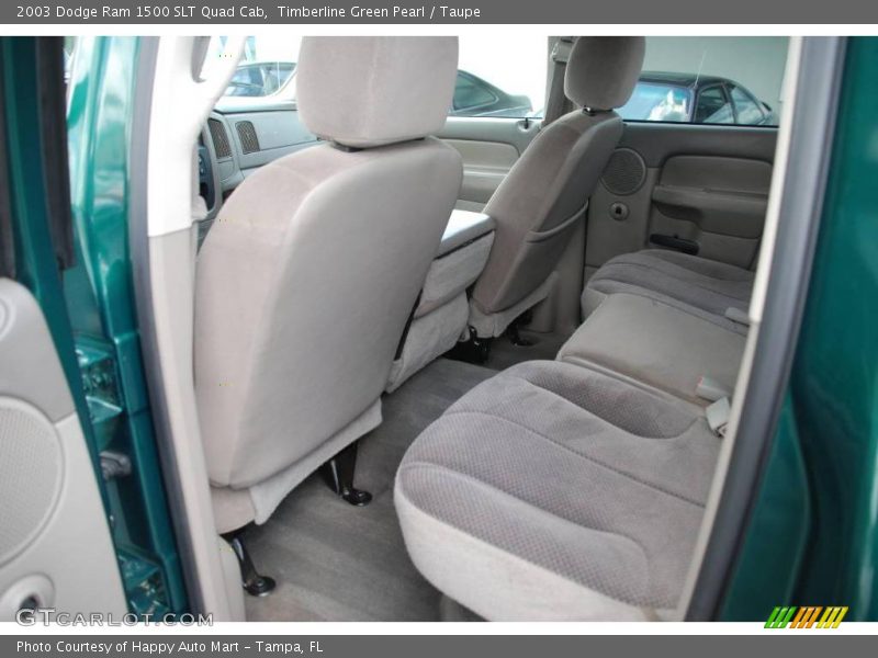 Timberline Green Pearl / Taupe 2003 Dodge Ram 1500 SLT Quad Cab