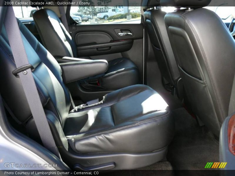 Quicksilver / Ebony 2008 Cadillac Escalade AWD