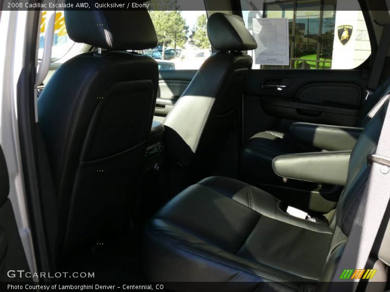 Quicksilver / Ebony 2008 Cadillac Escalade AWD