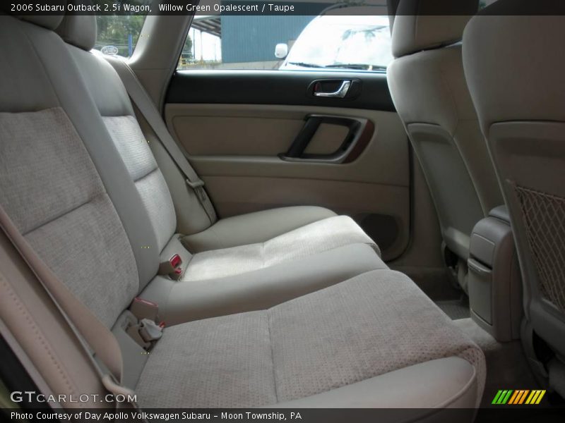 Willow Green Opalescent / Taupe 2006 Subaru Outback 2.5i Wagon