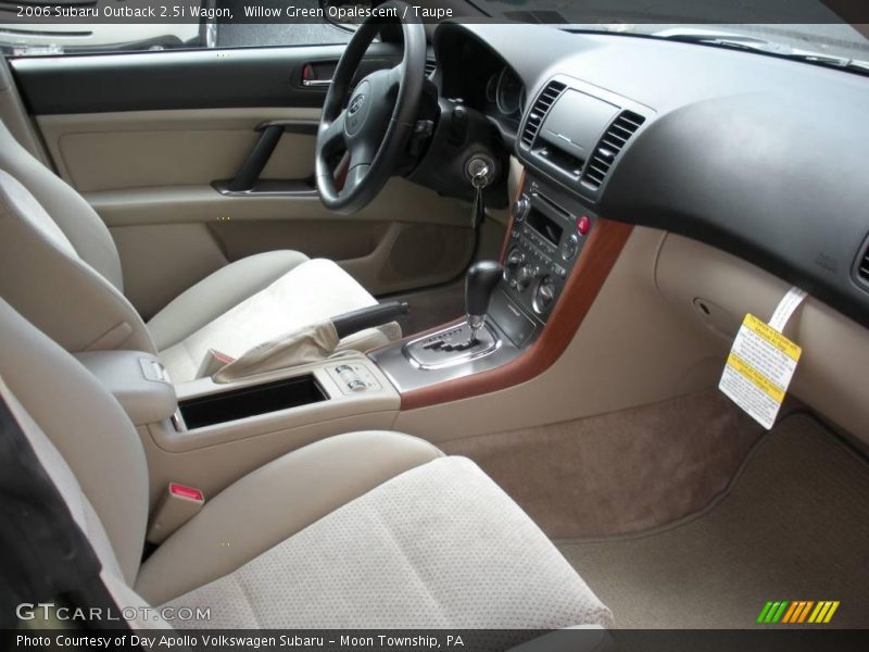 Willow Green Opalescent / Taupe 2006 Subaru Outback 2.5i Wagon