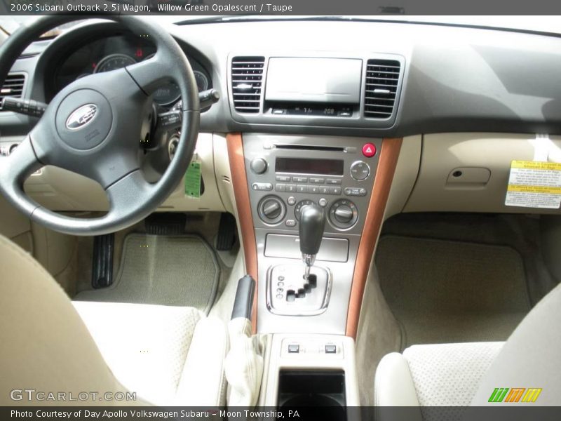Willow Green Opalescent / Taupe 2006 Subaru Outback 2.5i Wagon