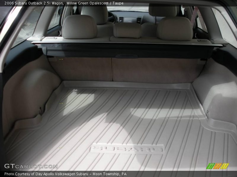 Willow Green Opalescent / Taupe 2006 Subaru Outback 2.5i Wagon