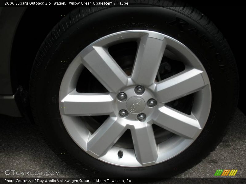 Willow Green Opalescent / Taupe 2006 Subaru Outback 2.5i Wagon