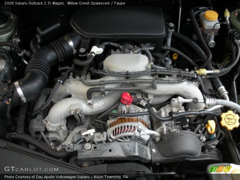 Willow Green Opalescent / Taupe 2006 Subaru Outback 2.5i Wagon