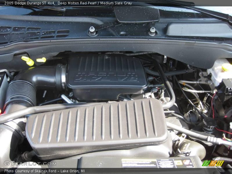 Deep Molten Red Pearl / Medium Slate Gray 2005 Dodge Durango ST 4x4