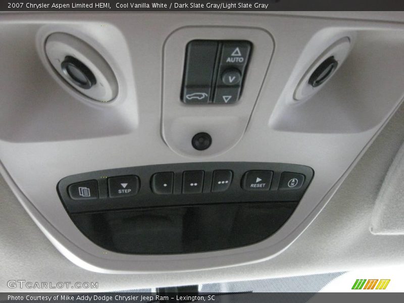 Cool Vanilla White / Dark Slate Gray/Light Slate Gray 2007 Chrysler Aspen Limited HEMI