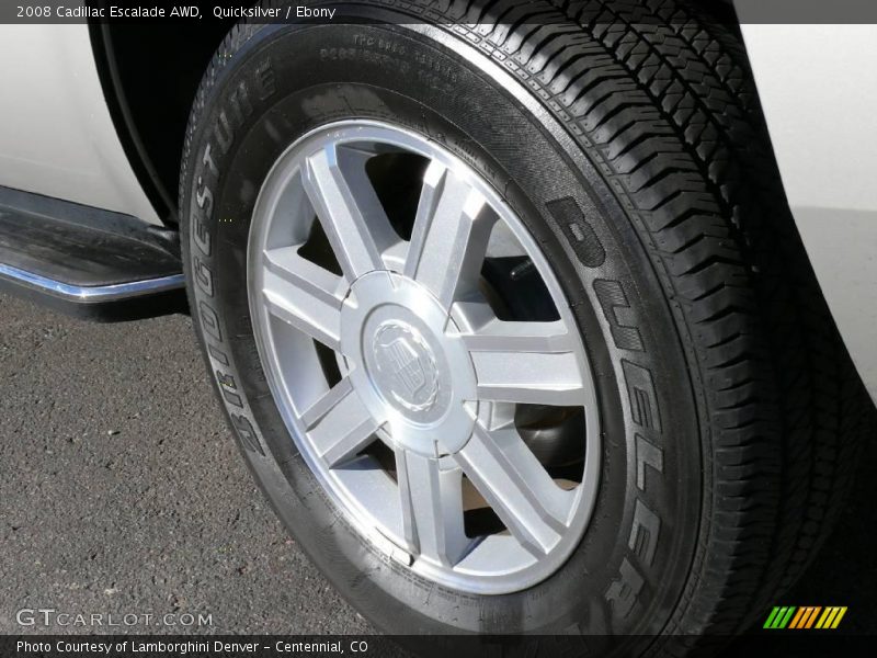 Quicksilver / Ebony 2008 Cadillac Escalade AWD
