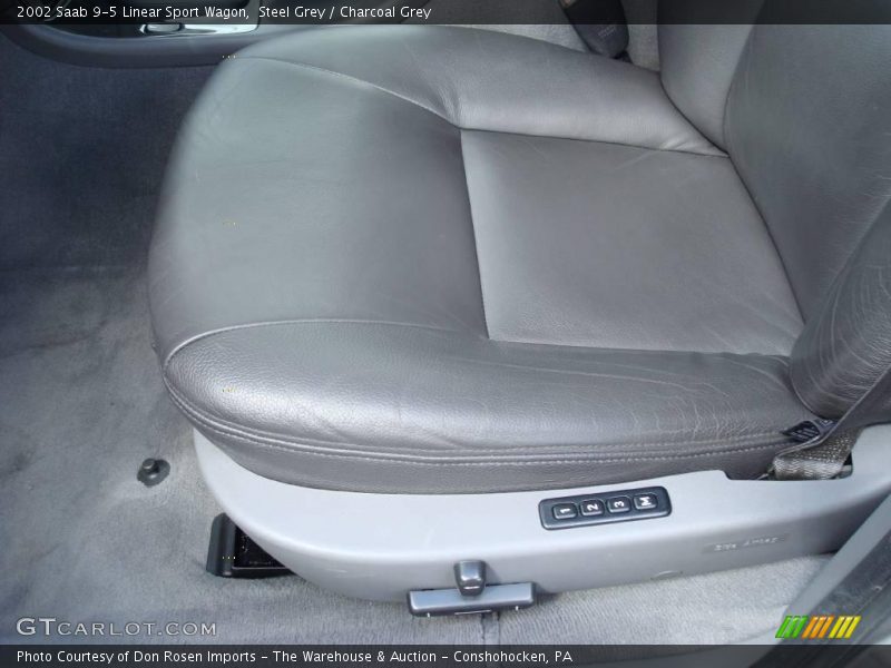 Steel Grey / Charcoal Grey 2002 Saab 9-5 Linear Sport Wagon