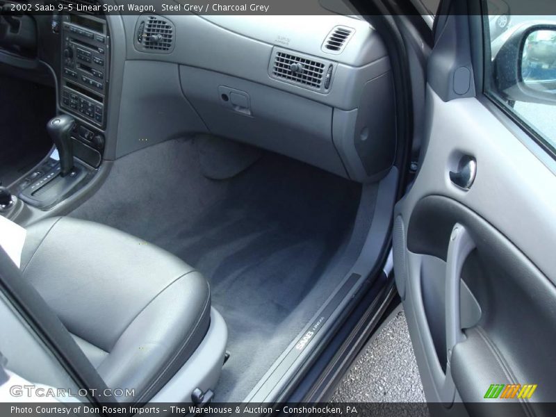 Steel Grey / Charcoal Grey 2002 Saab 9-5 Linear Sport Wagon